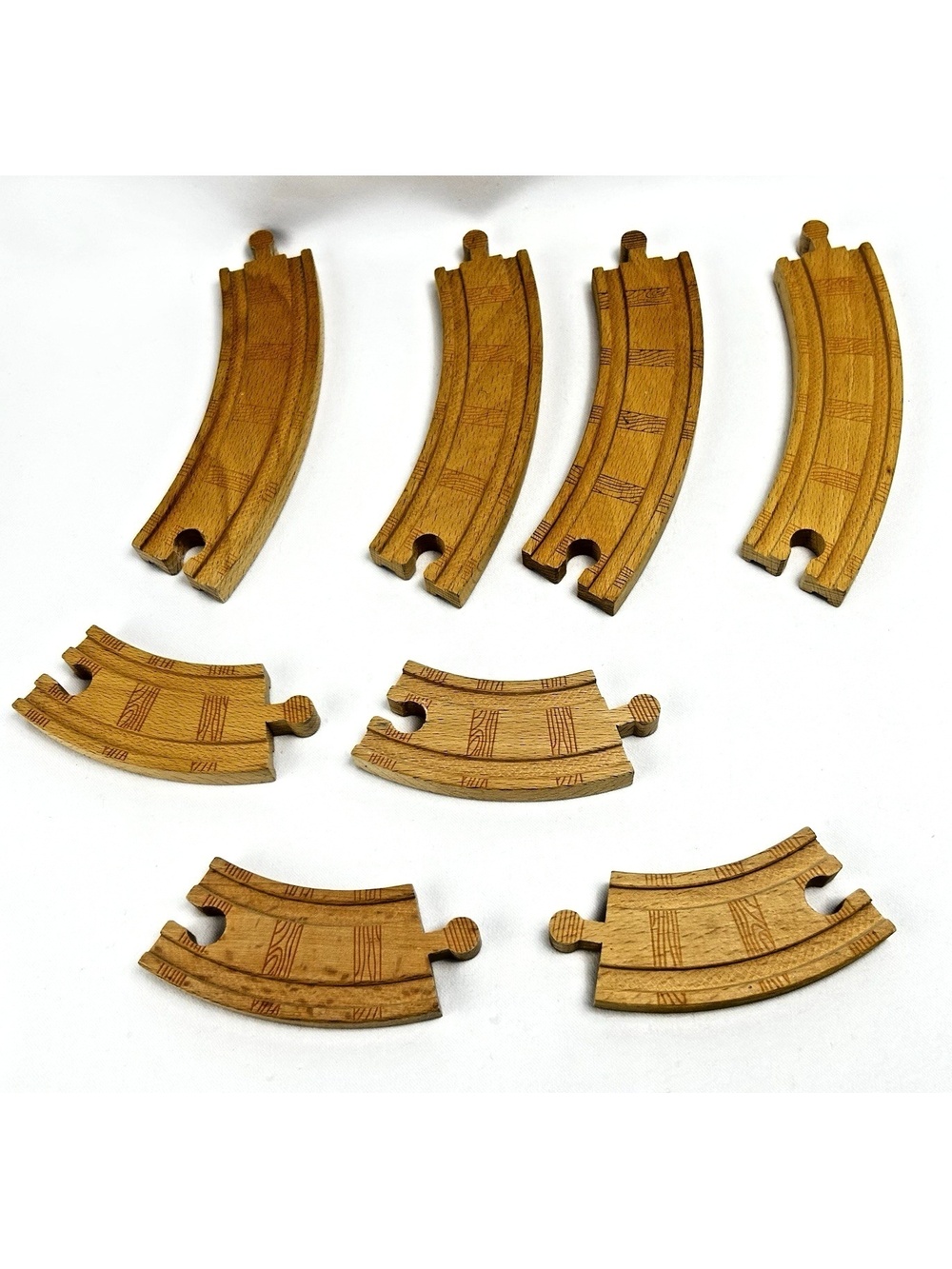 Thomas & Friends Wooden Railway Curved Tracks Long and Short Wood